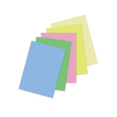 Carta Michelangelo Color Formato A4 80 Gr/mq- risma da 500 fogli - colori tenui - 5 colori assortiti